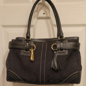 Coach Black Tote Bag
